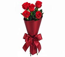 Букет 5 Красных роз Эдлесс Лав в Ильинский Погост