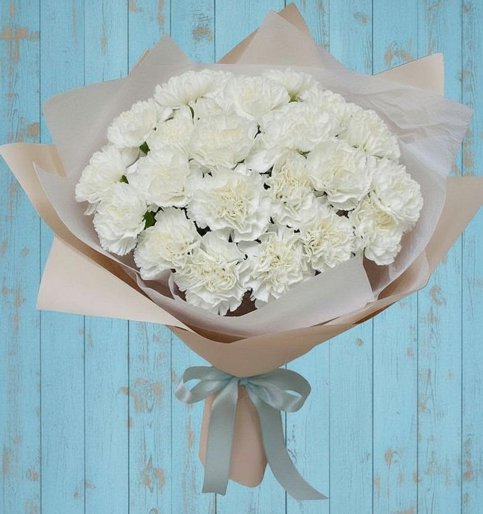 Букет цветов из: Гвоздики в Ильинский Погост