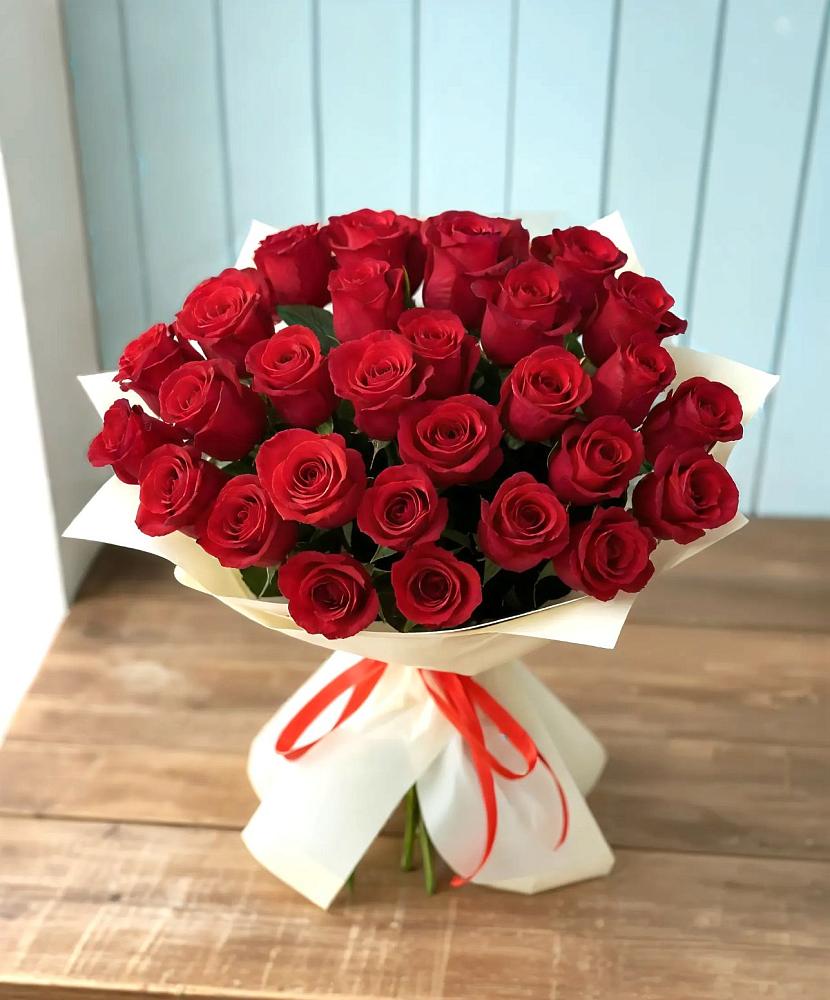 Букет 29 Красных роз в Ильинский Погост