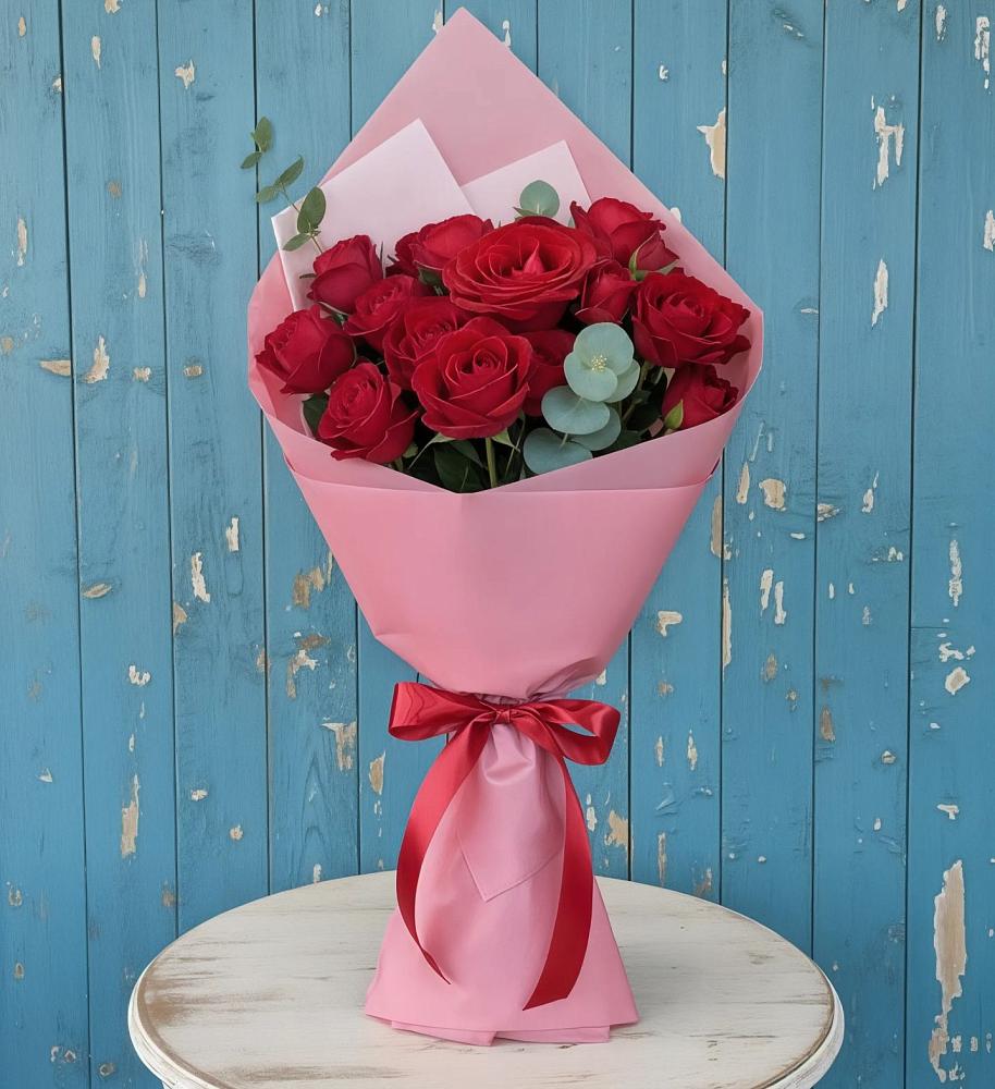 Букет цветов из: Розы в Ильинский Погост