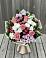 Букет цветов из: Альстромерии, Гвоздики, Розы и Хризантемы в Ильинский Погост