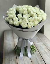 Букет 35 Белых роз в Ильинский Погост
