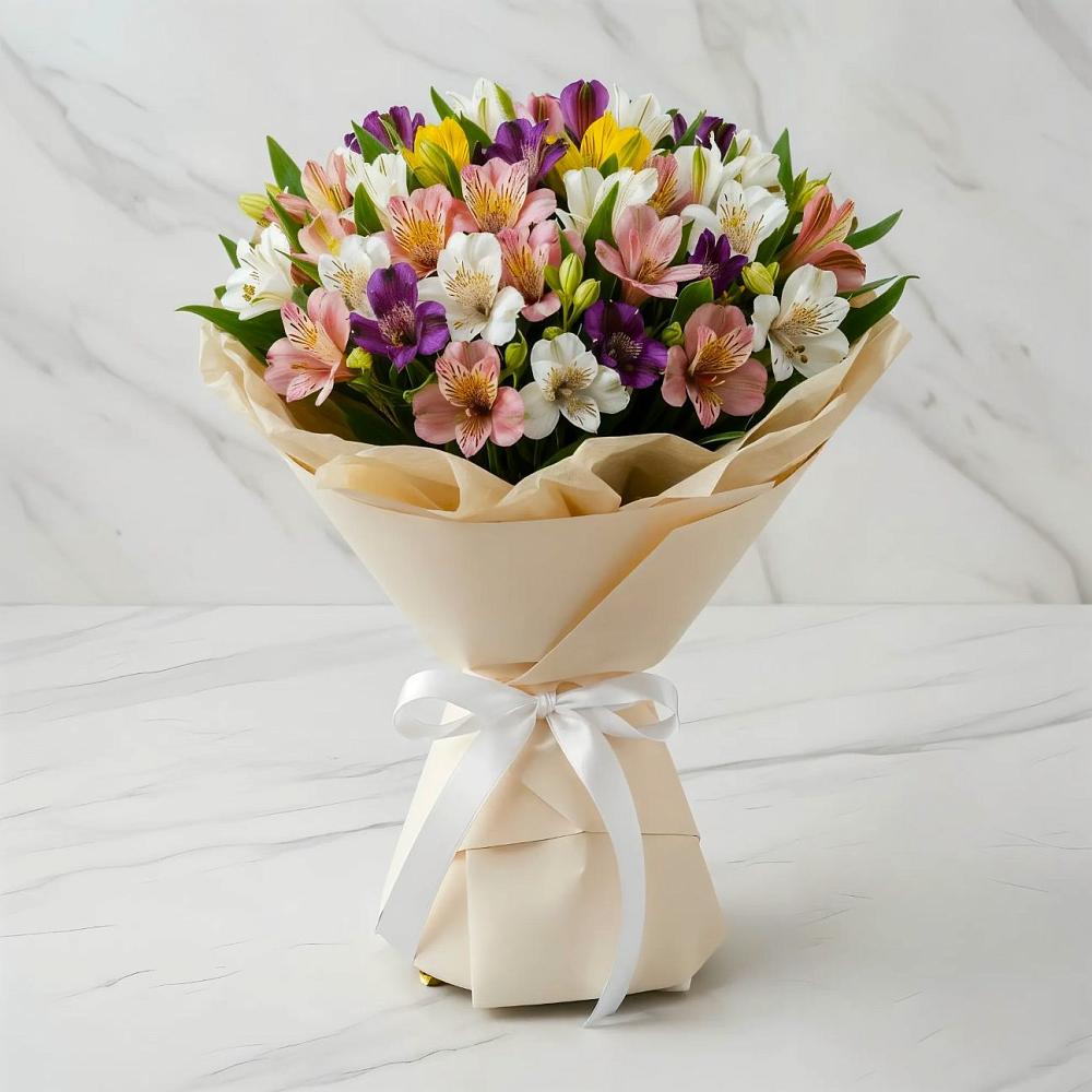 Букет цветов из: Альстромерии в Ильинский Погост