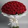 Букет 101 Красная роза Блэк Мэджик в Ильинский Погост