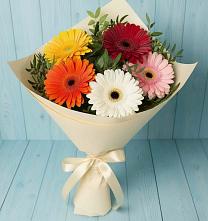 Букет цветов из:  Герберы в Ильинский Погост
