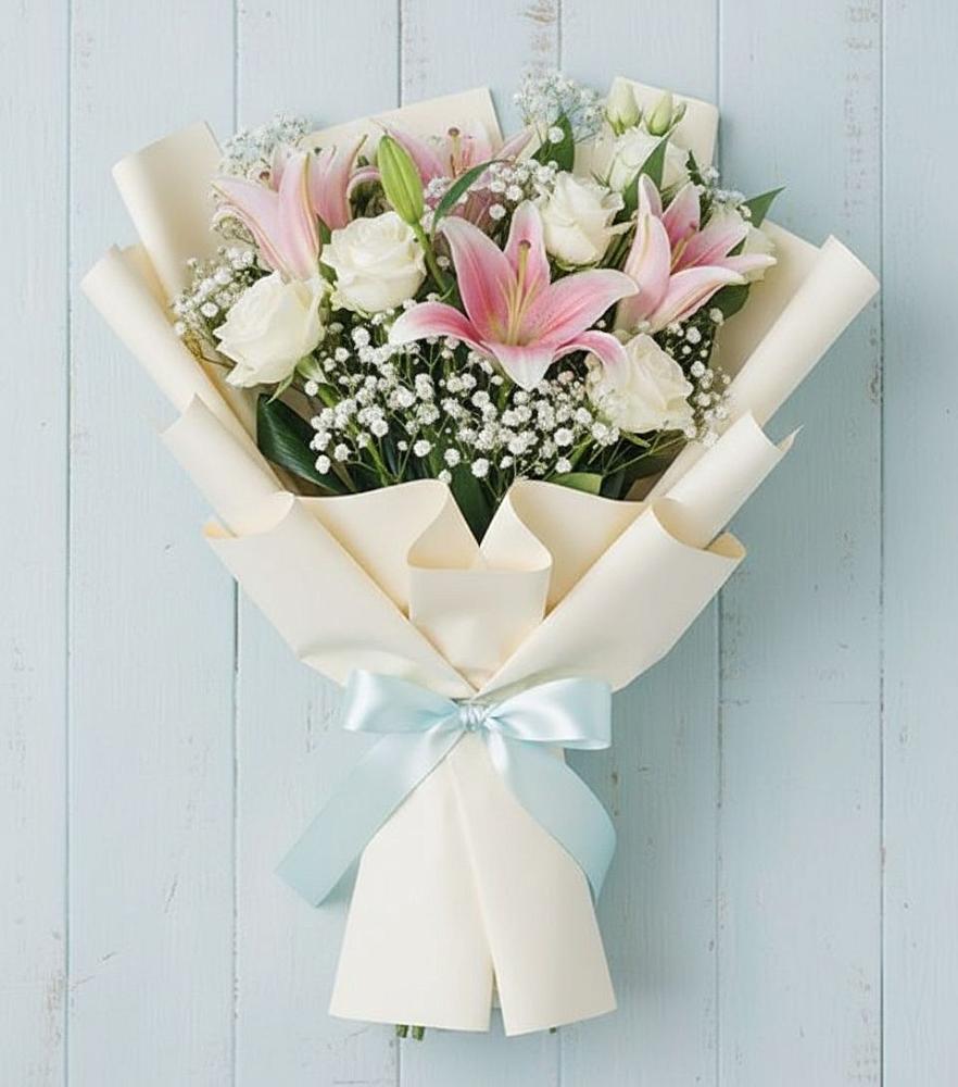 Букет цветов из: Лилии в Ильинский Погост