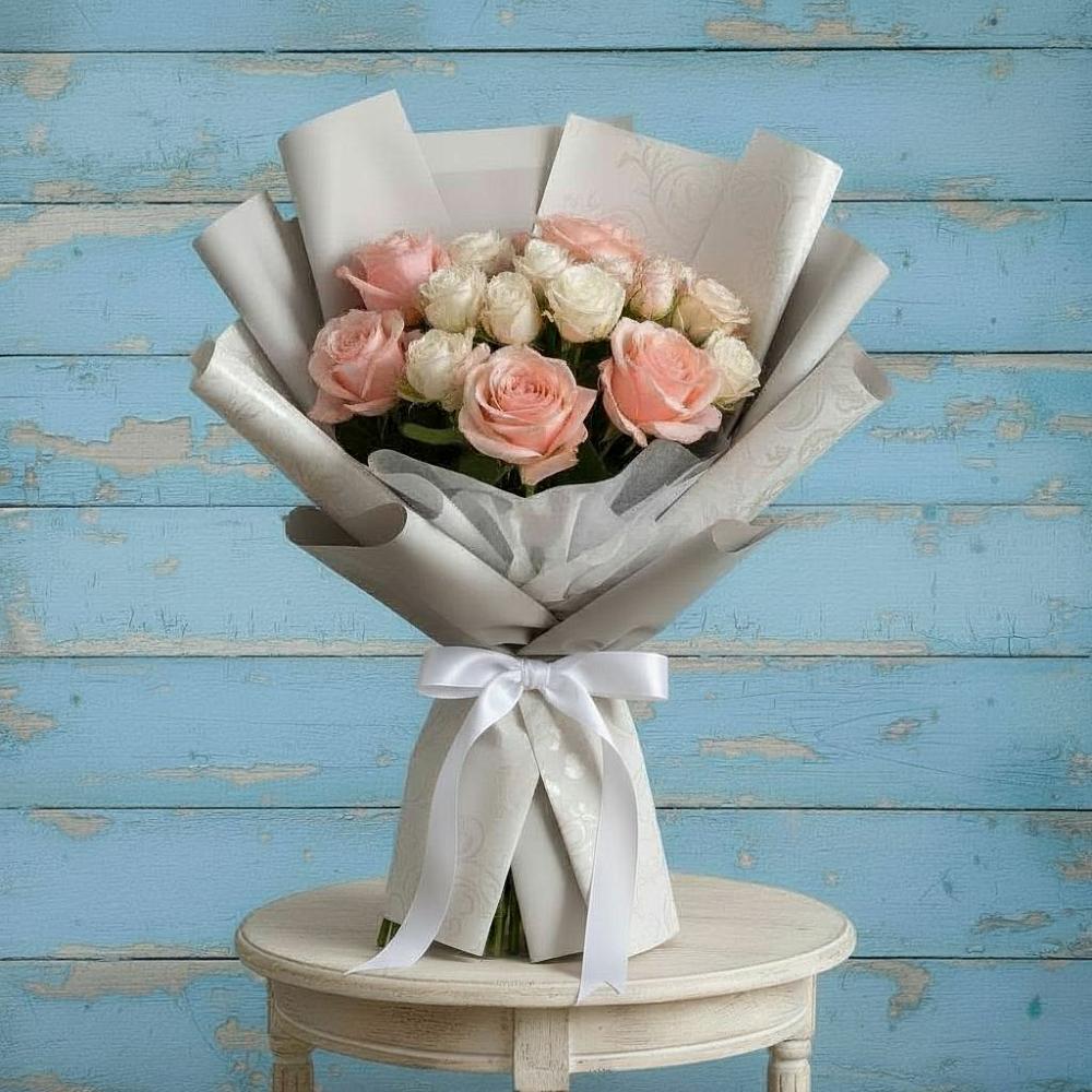 Букет цветов из: Розы в Ильинский Погост