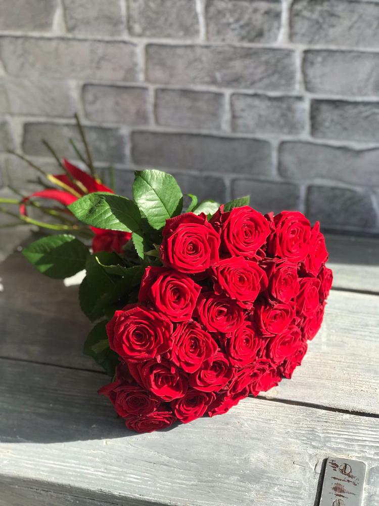 Букет Красные розы Фридом в Ильинский Погост