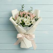 Букет цветов из:  Альстромерии в Ильинский Погост