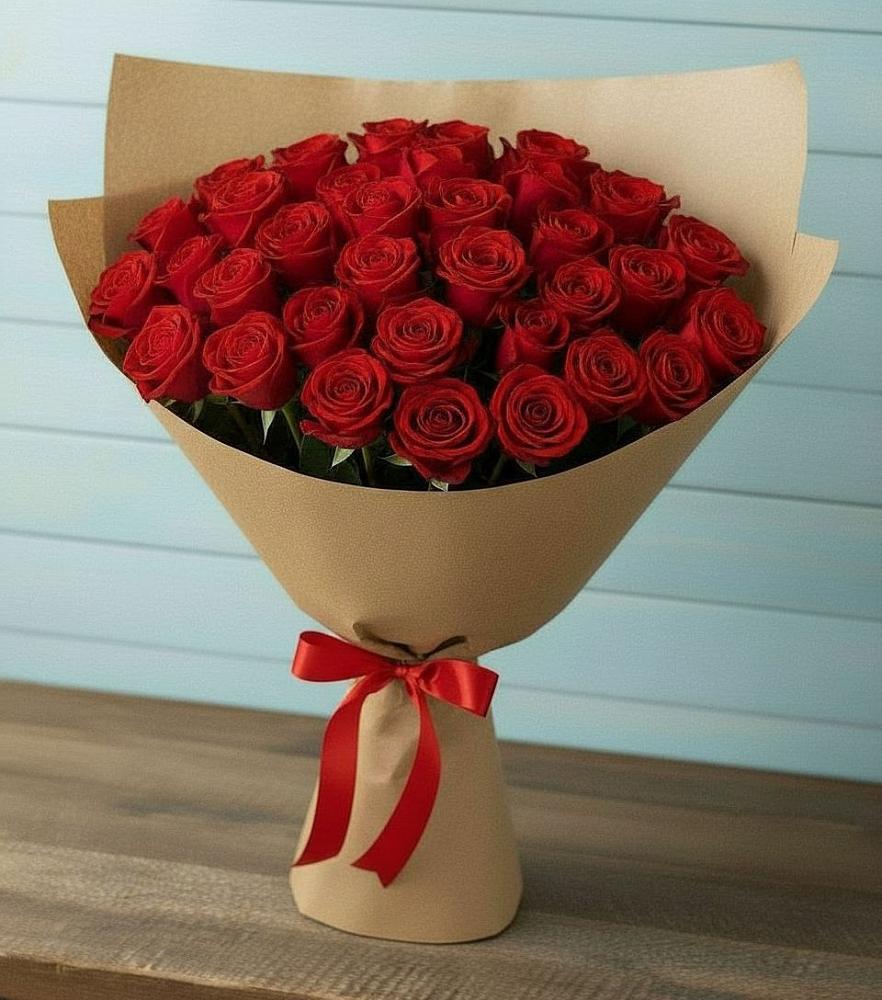 Букет Красные розы Милано в Ильинский Погост