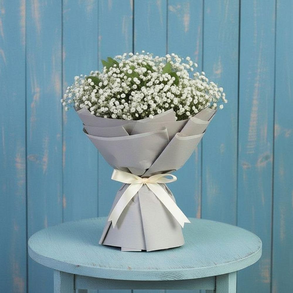 Букет цветов из: Гипсофила в Ильинский Погост