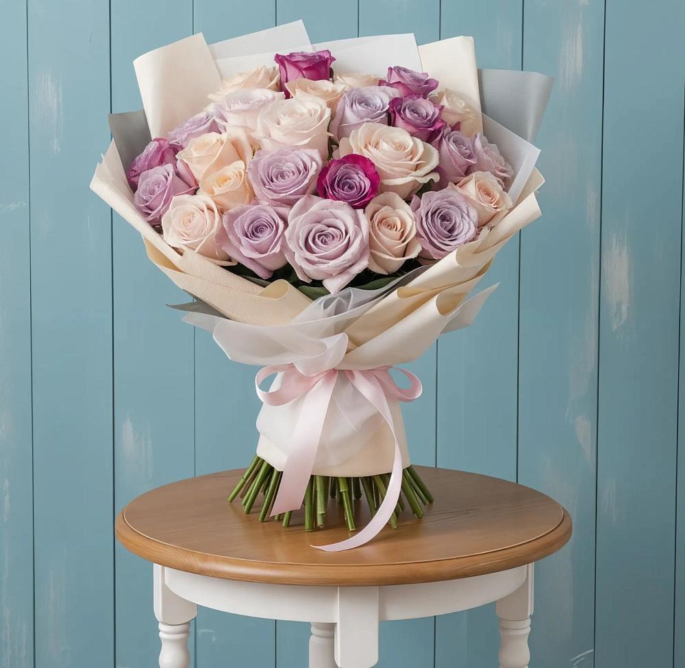 Букет цветов из: Розы в Ильинский Погост