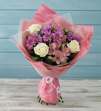 Букет цветов из:  Герберы #REPLACE_PRED# Ильинский Погост