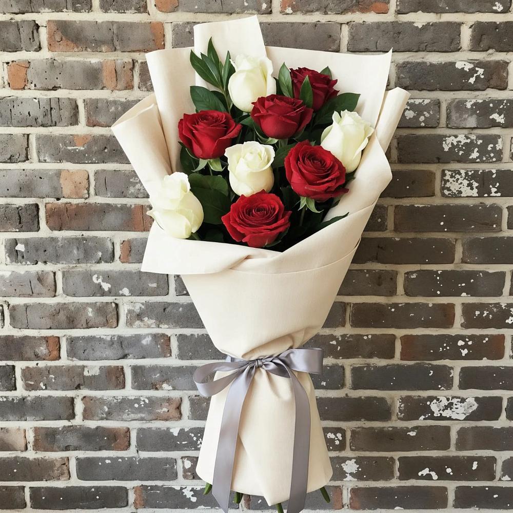 Букет цветов из: Розы в Ильинский Погост