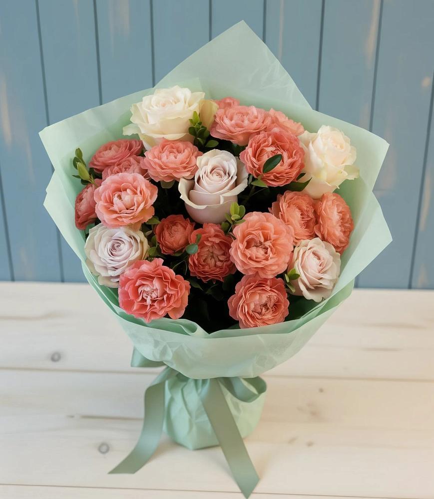 Букет цветов из: Розы в Ильинский Погост