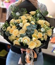 Букет цветов из:  Розы и Лизиантусы #REPLACE_PRED# Ильинский Погост