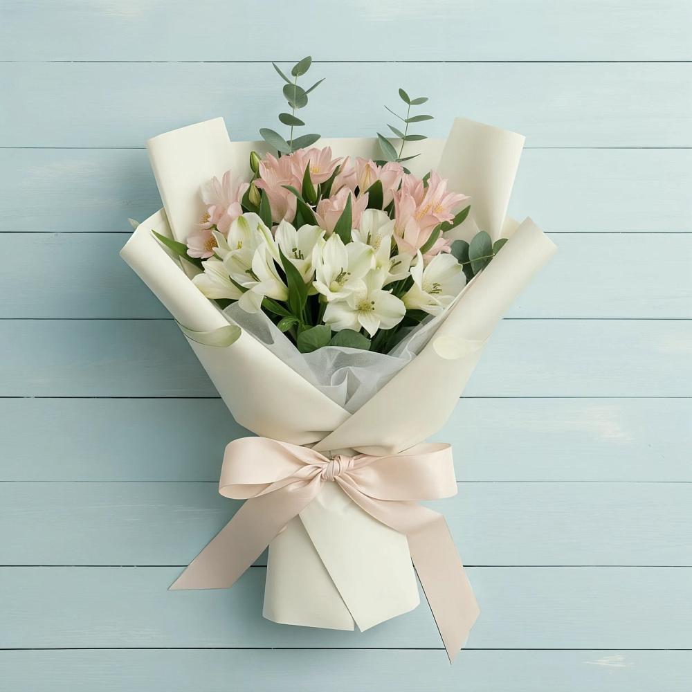 Букет цветов из: Альстромерии в Ильинский Погост