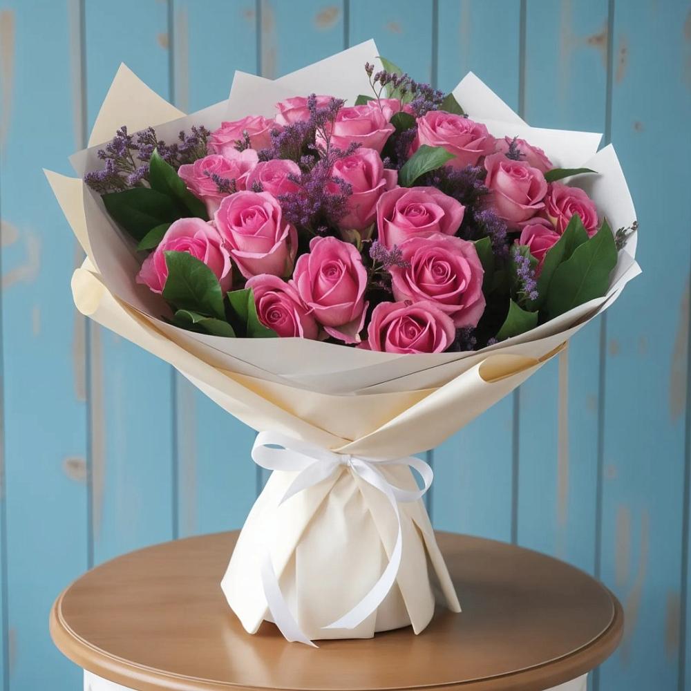 Букет цветов из: Розы в Ильинский Погост