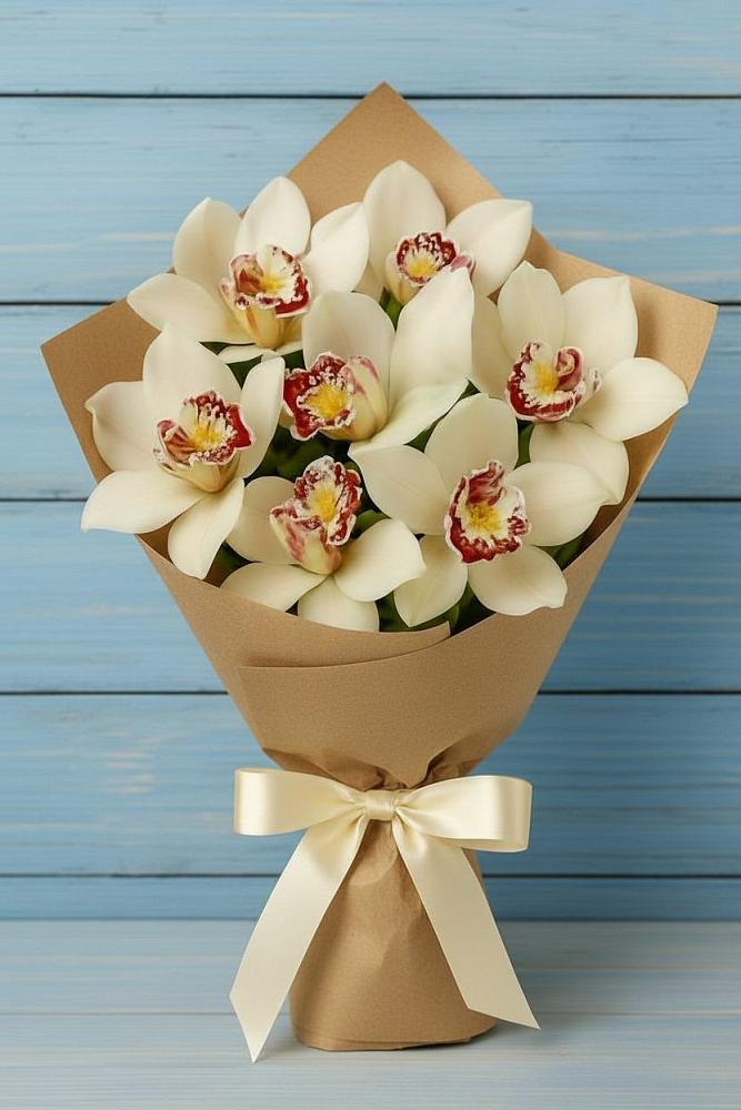 Букет цветов из: Орхидеи и Розы в Ильинский Погост